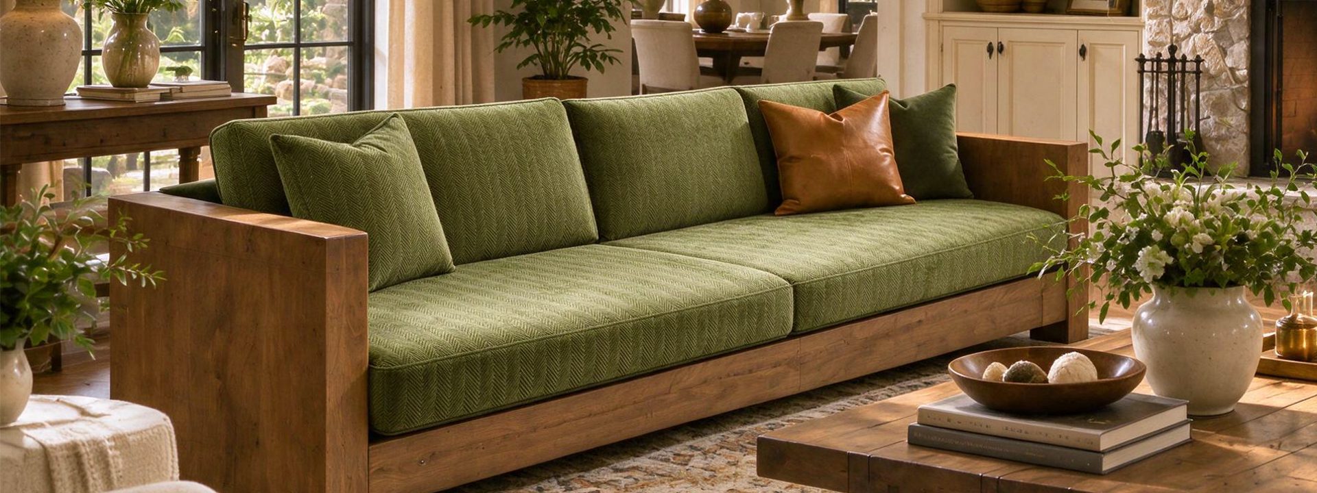 Sofa & Back Cushions