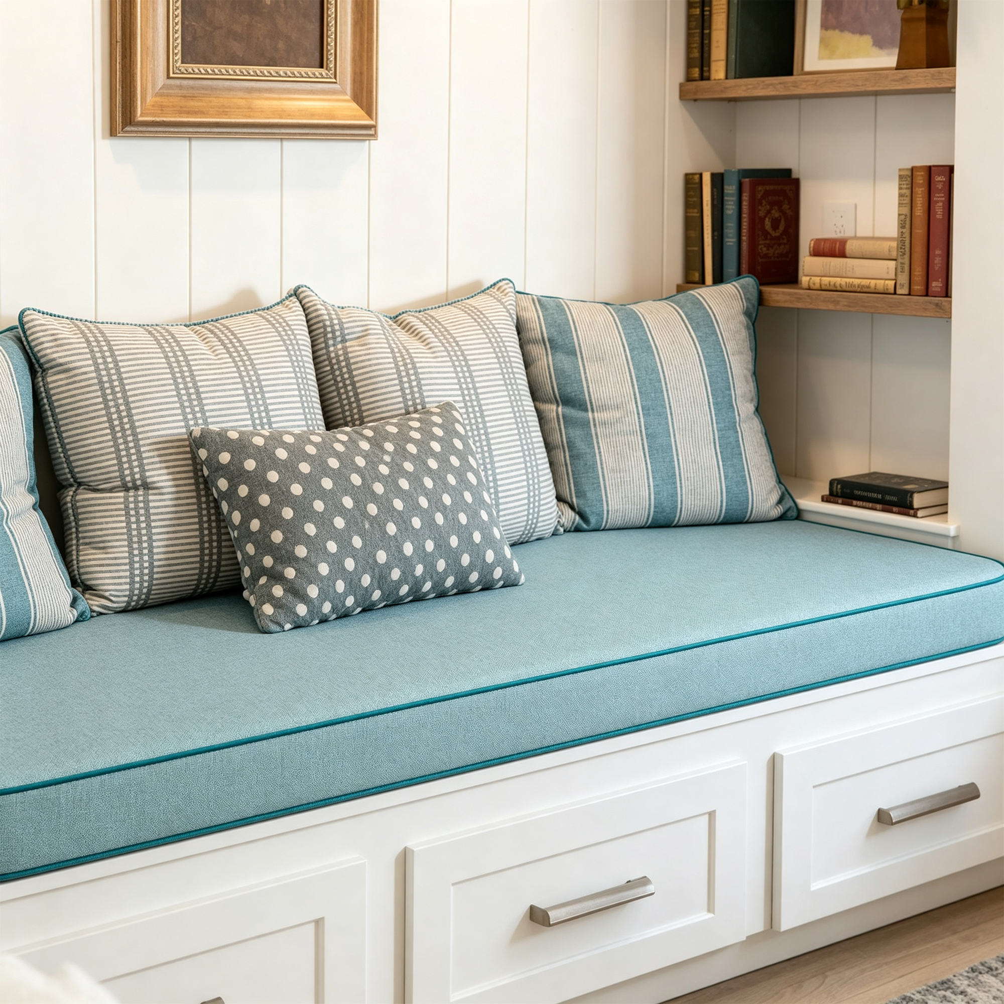 Custom Size Bench Cushion for Banquette - Flat Cushion