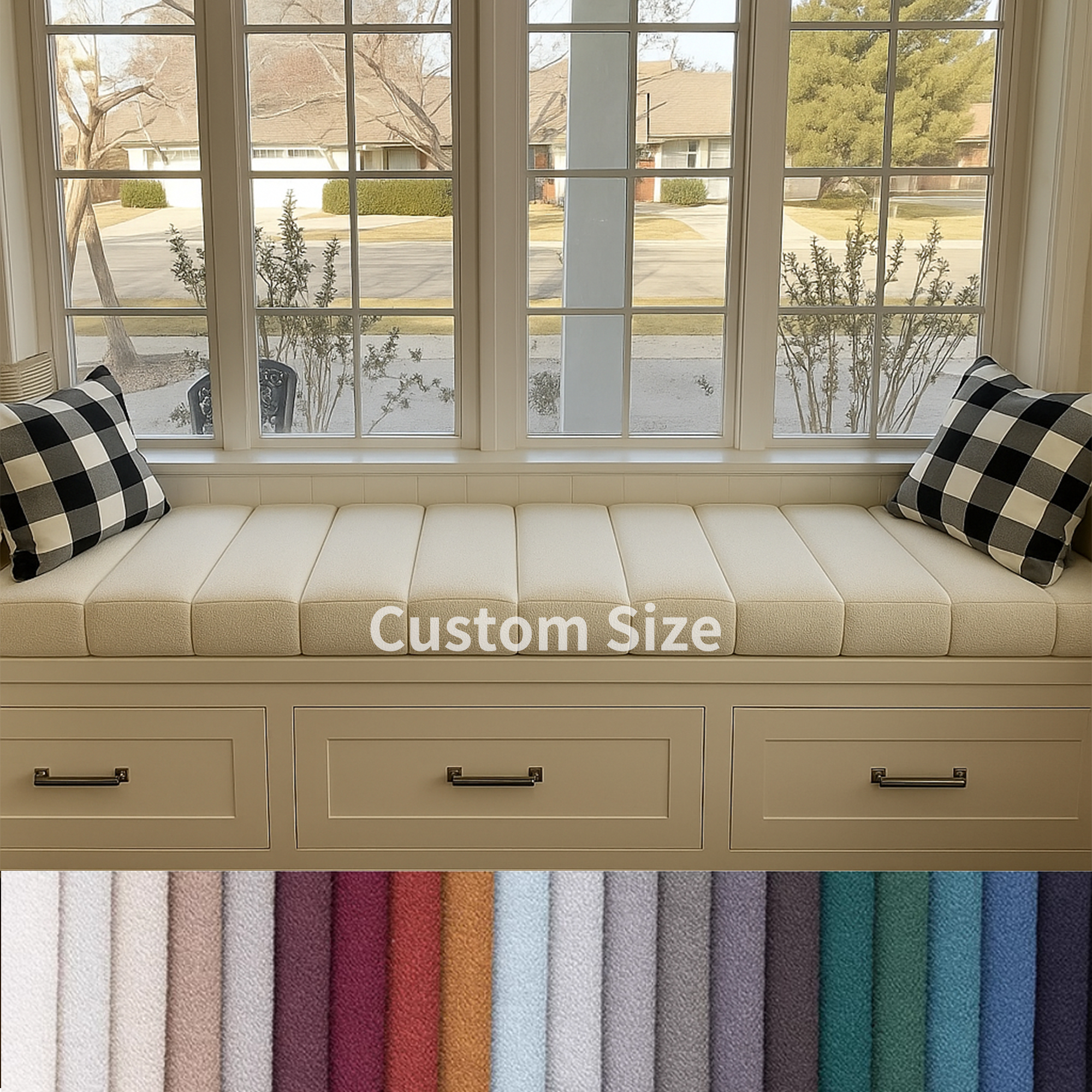 Custom Semicircle Cushions